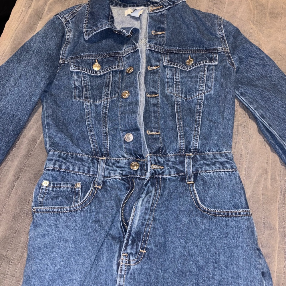 Forever 21 Blue Denim Mini Dress